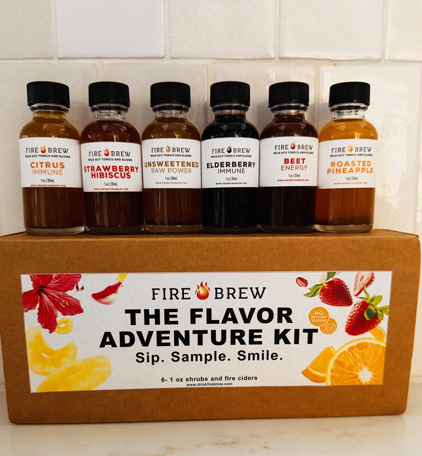 Fire Brew Sampler Box – Pick 6/1 oz Bottles