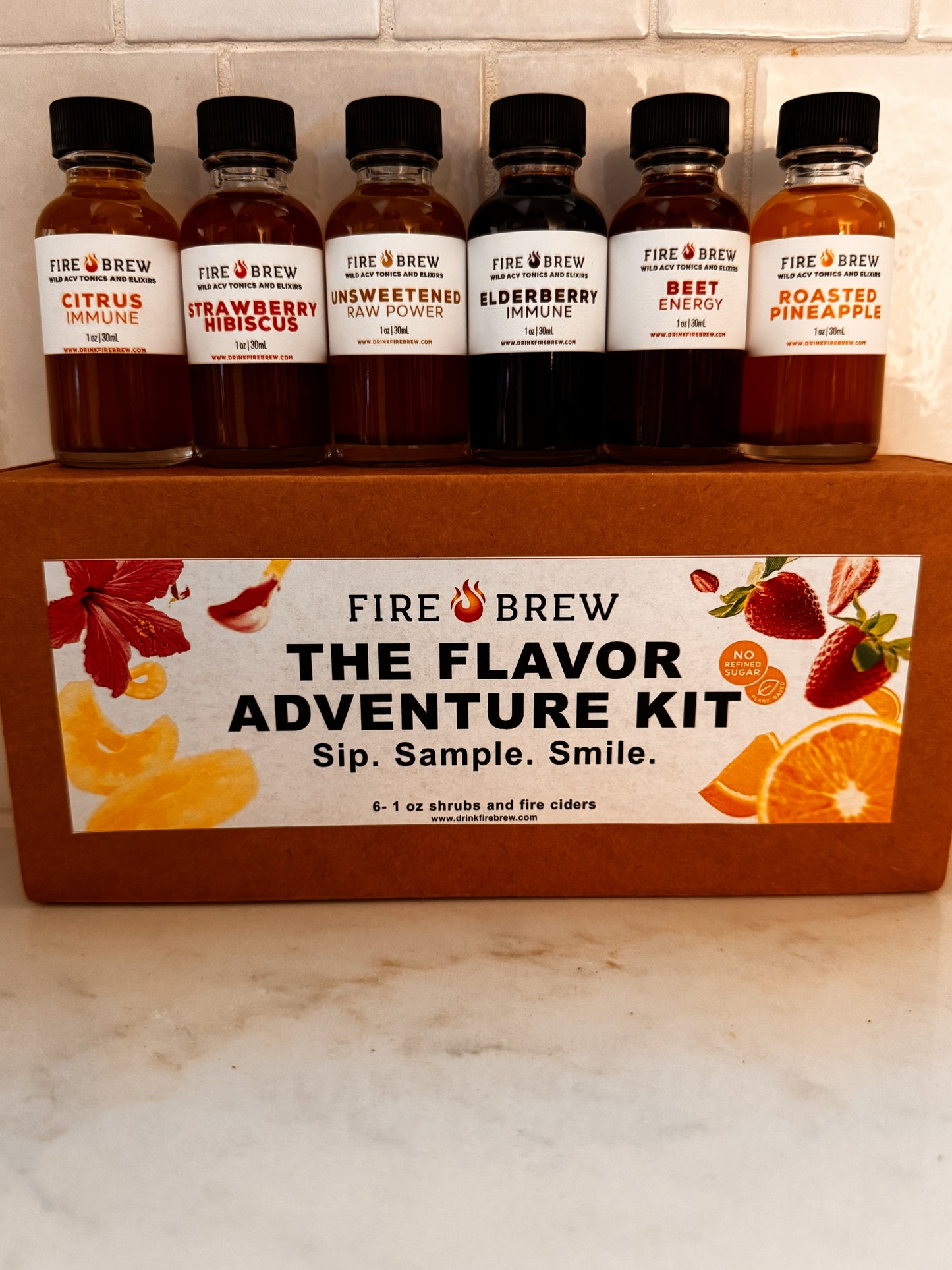 Fire Brew Sampler Box – Pick 6/1 oz Bottles