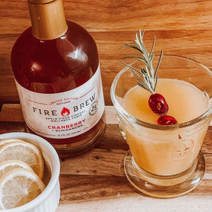 Cranberry Boosted Kombucha Spritzer