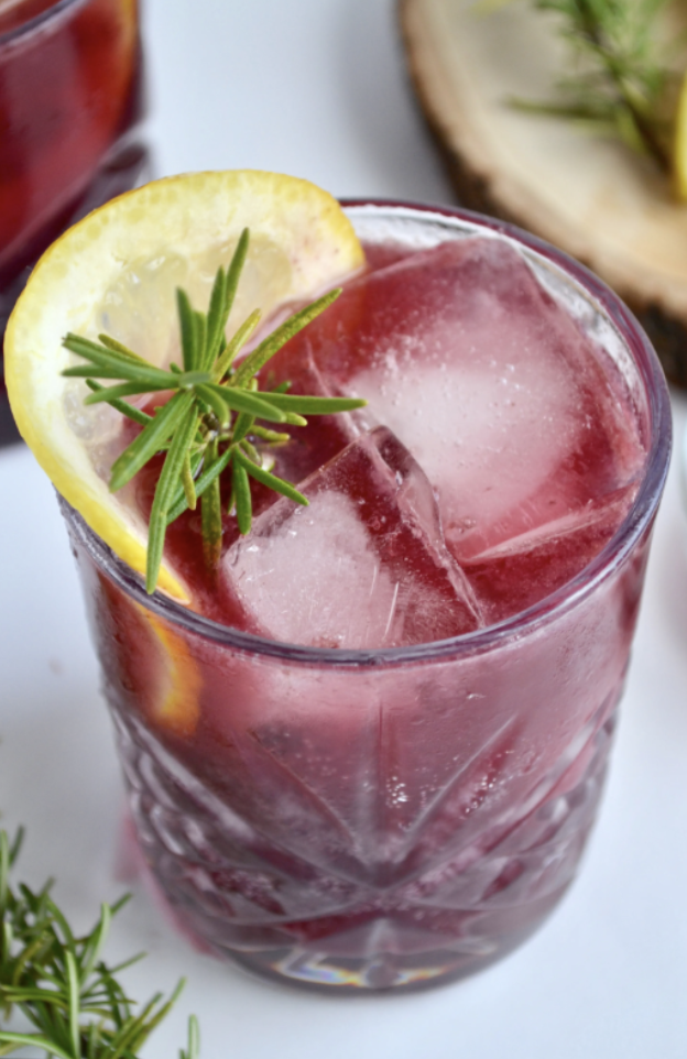 Elderberry Blizzard Bliss Mocktail