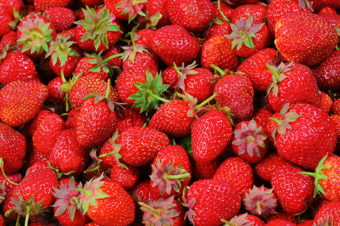 Strawberries, Hibiscus Flowers, and Rose Petals: Wellness Trio
