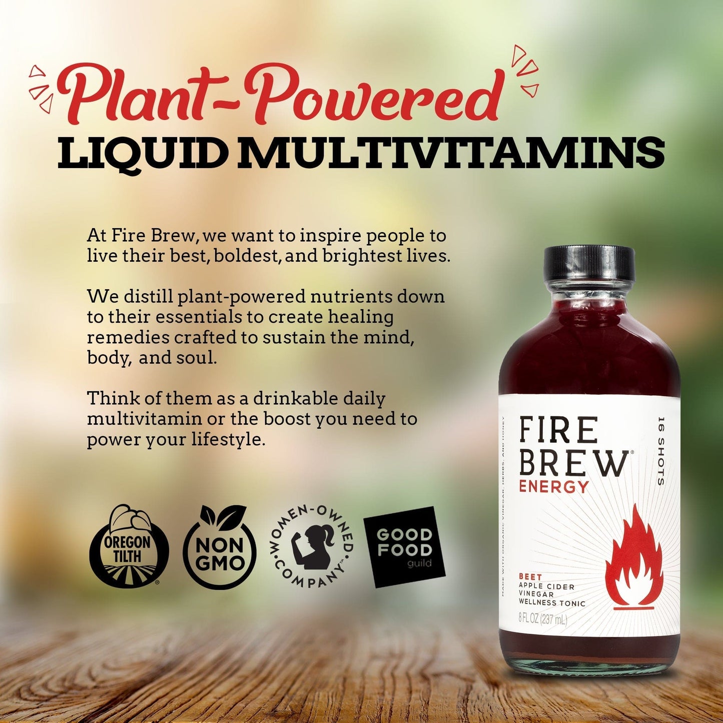 Beet ENERGY Apple Cider Vinegar Tonic - Fire Cider