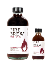 Elderberry RESTORE Apple Cider Vinegar Fire Cider Tonic + 14 Whole Fresh Ingredients, Herbal Medicine, Health & Wellness