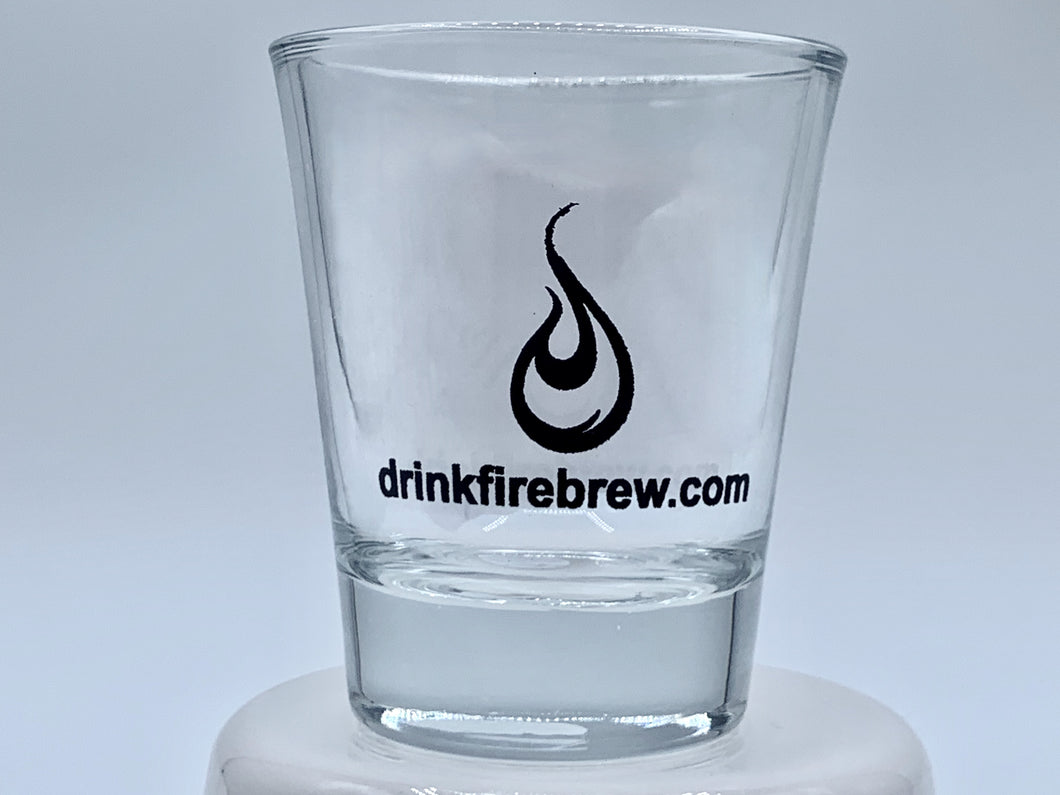 Exclusive Fire Brew Apple Cider Vinegar Fire Cider Shot Glass