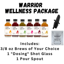 Warrior Wellness Package: Pick any three 8-oz bottles. Includes free accessories!