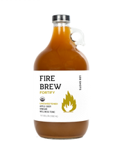 XXX HOT!  Unsweetened FORTIFY (Vegan) Apple Cider Vinegar Fire Cider Tonic, Organic, Full Strength, With the Mother, Herbal Medicine